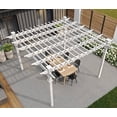 thumbnail image 3 of Vita 144 in L x 144 in W x 106 in H Vinyl Regency Pergola, White, VA42055, 3 of 11