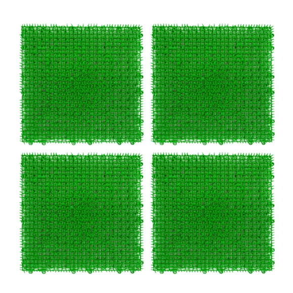 Interlocking Artificial Grass Mats for Pool, Garden & Lawn - Durable Turf Carpets Soft Touch