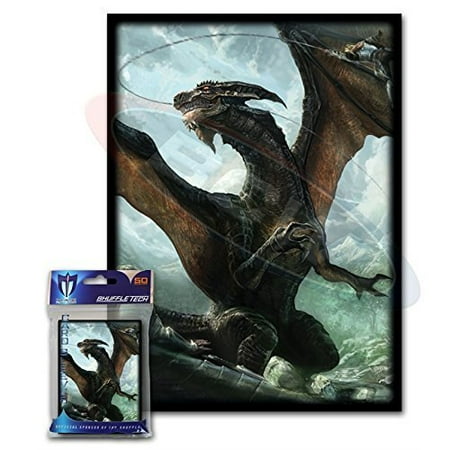 Trading Card Set Sleeves - (50) Another Rough Day Design Large Gaming Trading Card Protector Sleeves for Magic the Gathering, Pokemon, World of Warcraft, Kaijudo Duel Masters and Cardfight Vanguard Cards By Max Protection