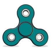Skin Decal Wrap Compatible With Fidget Spinner Hand Tri Fydget toy Sticker Design stress Teal