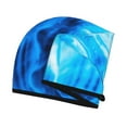 thumbnail image 3 of Disketp Blue Shell Microfiber Hair Towel Wrap,Hair Drying Towel With Button,Towel Turban,Head Towel To Dry Hair Quickly For Girls And Women, 3 of 8