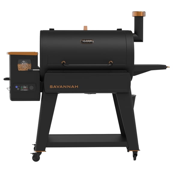 Pit Boss Savannah Wood Fired Pellet Grill and Smoker with Flame Broiler, 1507 sq in, Onyx Series