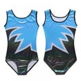 thumbnail image 3 of Girls Leotards Gymnastic Dance Onesies Ballet Tank Sleeveless Colorful Shiny Leotard, for 5-14 Years, 3 of 7