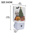 thumbnail image 4 of Yayeee LED Night Light for The Home Plug in With Light Sensors 2 Pack, Green Cute Halloween Trees, 4 of 6