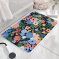 thumbnail image 3 of Pioneer Flower Floral Print Flannel Non Slip Door Rugs,Washable Door Mats Indoor,Decorative Door Mats,Dirt-Resistant and Absorbent Doormat for Entrance,Bedroom,Kitchen,Bathroom,23.5"x16", 3 of 5