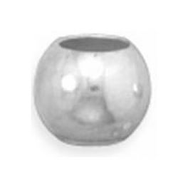 Spacer Bead 6mm Sterling Silver with 3.5mm Hole Slide On Charm Round Spacer Bead 6mm Sterling Silver with 3.5mm Hole Slide On Charm Round