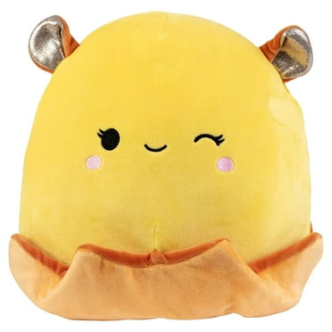 Squishmallows Kellytoy Sea Life 12" Bijan the Yellow Dumbo Octopus Plush Doll