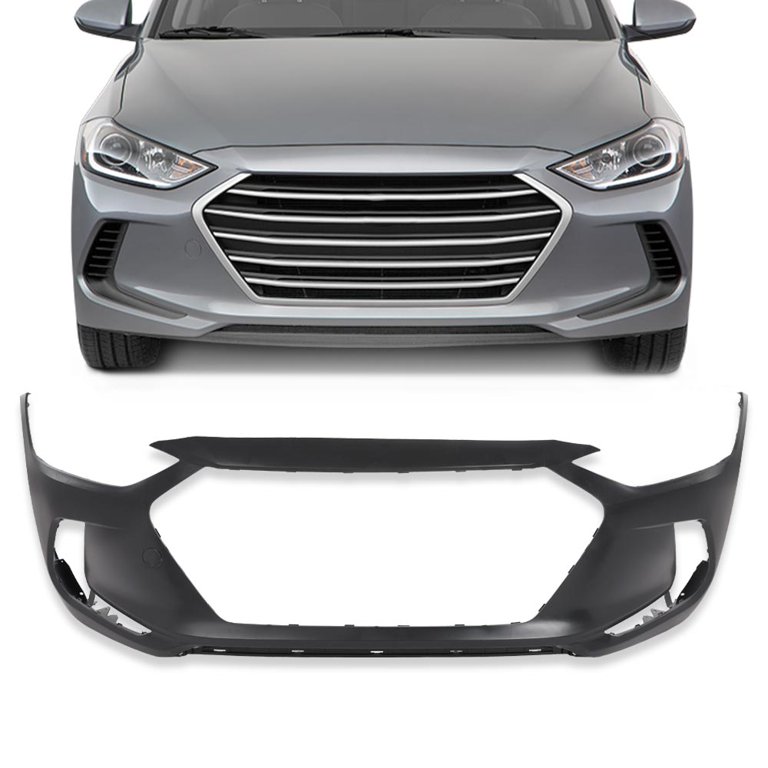 Front Primed Bumper Cover For 2017-2018 Hyundai Elantra Sedan (USA Built) – HY1000215