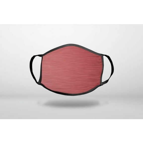 Red Stainless Steel Image Print - 3-Ply Reusable Soft Cloth Face Covering, Unisex, Cotton Inner Layer