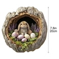 thumbnail image 2 of YingYouFu Easter Ornaments Garlands Home Decorations Pendants Wreath with Eggs and Flowers for Wall Door Window Mantel Spring Display, 2 of 5