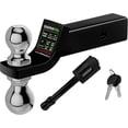 thumbnail image 2 of Rhino USA 2-Inch Dual Ball Hitch With Heavy Duty Reversible Tow Hitch for 2 Inch and 2-5/16 Trailers, Includes Weatherproof Anti-Theft Locking Hitch Pin, 2 of 5
