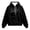 Black, variant on Pet Hoodie with Kangaroo Pouch, Dog Carrier Sweatshirt with Love Heart Graphic, Casual Cat Hoodie Black White Pink