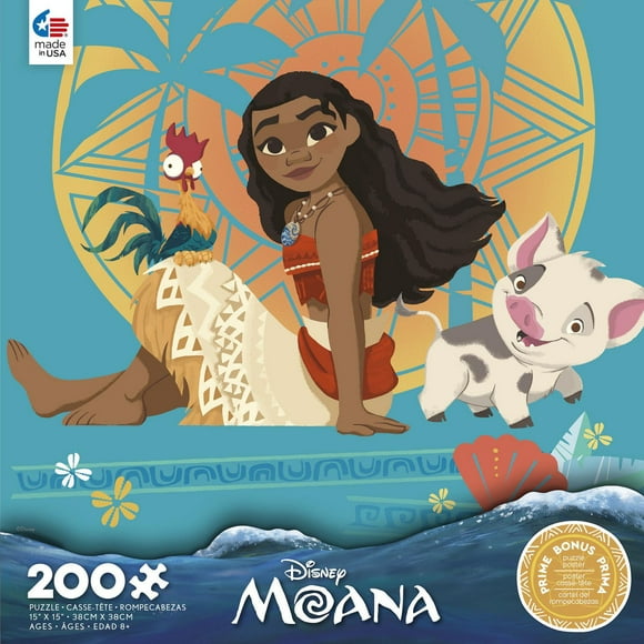 CEACO Puzzle 200 pièces - Les Amis de Disney - Moana et ses Amis