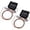 Warm White, variant on Solar Mini Teeny Tiny Lights,Starry String Light for Garden Fairy,Tree,Railing,Arbor,Fence,16 Feet 50LEDs,2 Pack,Warm White