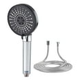 thumbnail image 1 of Ruiboury 5 Levels Water Outlet Adjustment Shower Head For Enhanced Shower Experience Cotton black With water pipe, 1 of 6