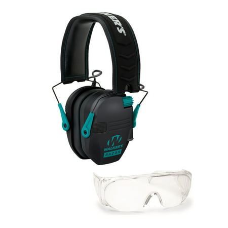 Walker's Razor Slim Shooting Muffs Kit with OTG Safety Glasses,