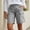 Gray, variant on Twczz Womens Cargo Shorts with Pockets- Casual Elastic Waist Stretch Summer Baggy Hiking Shorts Gray Size L