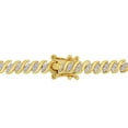 thumbnail image 2 of Everly Women's 3ct TW Diamond Yellow Silver Tennis Necklace and Bracelet Set - 17 in + 7.5 in, 2 of 8