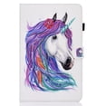 thumbnail image 3 of Case for ipad 10th Generation 10.9 inch 2022, TECH CIRCLE PU Leather Flip Multi-Angle Stand Wallet Smart Case with Auto Sleep/Wake Protective Cover for Apple 10.9" iPad 10th Gen 2022, Horse, 3 of 8