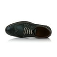 thumbnail image 6 of Ferro Aldo Phillip MFA19312 Mens Classic Wingtip Brogue Dress Shoes, in Hunter Green, Men's Size 7, 6 of 7