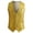 Yellow, variant on Mens Vest, Awwp Sequined Formal Suit Vest Fit for Business Or Casual Dress Vests for Men Black L