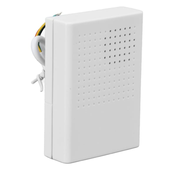 Button Doorbell, Heat Resistant White 90dB Access Control Wired Doorbell for Hotel for Home