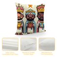 thumbnail image 4 of Feliz Dia de Reyes Throw Pillow Cover, Holy King Birthday Holiday Cushion Case Decoration for Sofa Couch, 4 of 5