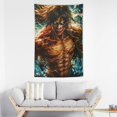 thumbnail image 3 of Attack On Titan Tapestry Wall Hanging Blanket Soft Tablecloth Wall Hanging Tapestries Home Decor Posters for Home Dormitory, 3 of 8