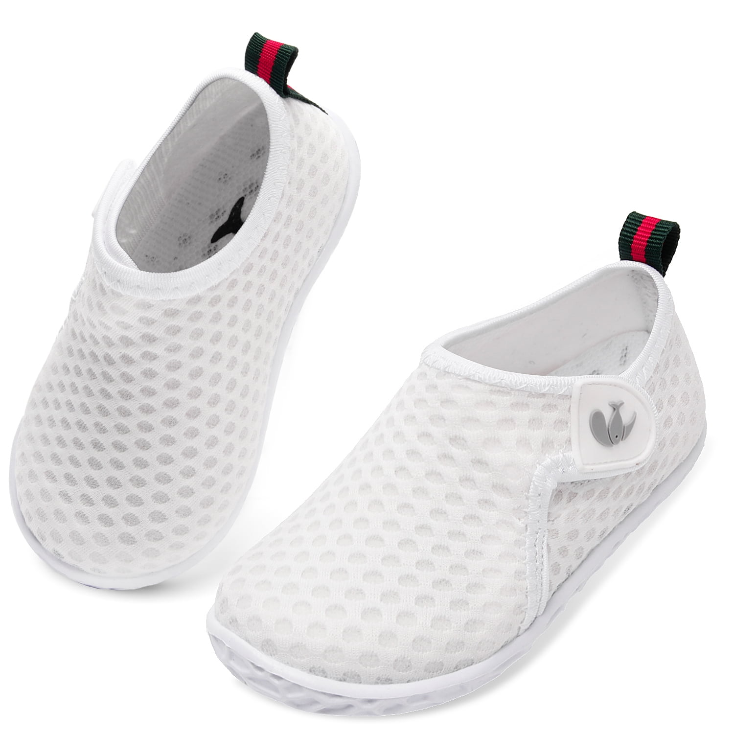 HOBIBEAR Boys Girls Quick Dry Water Shoes Lightweight Slip-on Sneakers for Beach Swiming Running