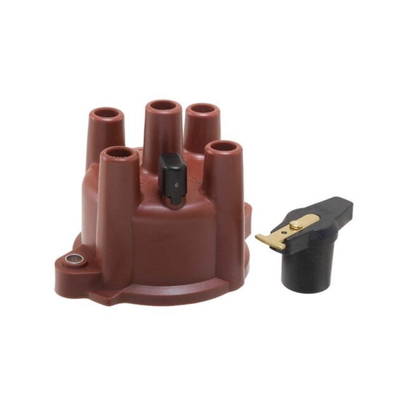 Distributor Cap and Rotor Kit - Compatible with 1979 Toyota Pickup 2.2L 4-Cylinder