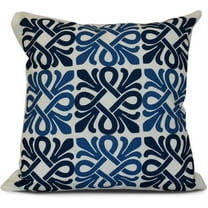 Simply Daisy, Tiki Square, Geometric Print Outdoor Pillow