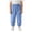 Blue, variant on Bovxnpu Girls Casual Joggers Lightweight Pants High Waisted Solid Loose Casual Jogger Pants Kids Pants