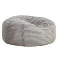 Sealy Kade 6ft Velour Memory Foam Bean Bag