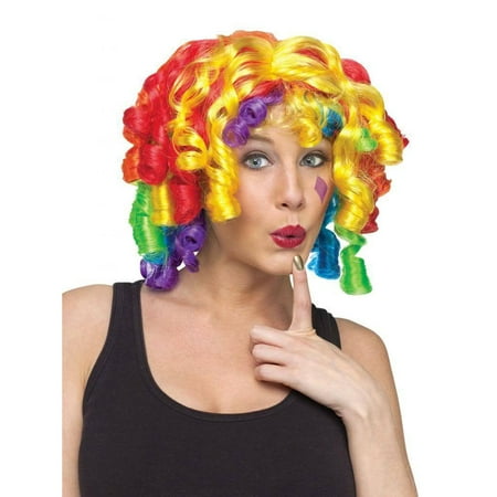 Cutie Pie Clown Wig Adult Halloween Costume Accessory