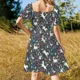 thumbnail image 5 of Vestido Unicornicopia de manga corta, vestido de verano, vestidos de fiesta diarios, ropa de playa para mujer, vestido de noche para mujer, 5 of 7