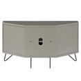 thumbnail image 4 of Bowery Hill Modern Wood Multi-Storage Corner TV Stand in Gray, 4 of 11