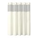thumbnail image 1 of Cortina de ducha, accesorio versátil para baño, forro de hotel, lavable. Crema, 1 of 8