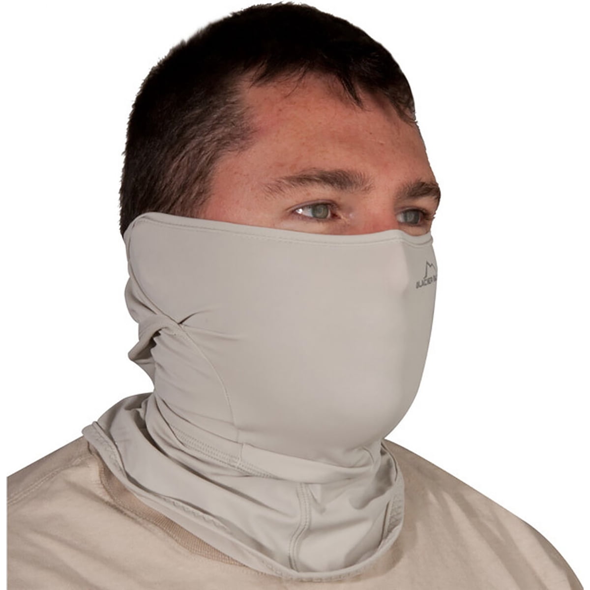 Glacier Outdoor Sun Hood One-Size Adult Unisex All-Season UV Sun Protection Balaclava, Gray