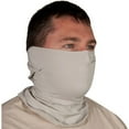 thumbnail image 3 of Glacier Outdoor Sun Hood One-Size Adult Unisex All-Season UV Sun Protection Balaclava, Gray, 3 of 10
