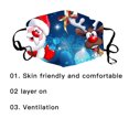 thumbnail image 2 of kurtrusly Christmas Themed Face Mask Dustproof Breathable Printing Mask with Elastic Ear Band Type 10, 2 of 6