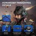 thumbnail image 5 of Auriculares K9 Cat Ear para Xbox One, Ps4, Ps5, PC (negro) Sincero Electrónica, 5 of 5