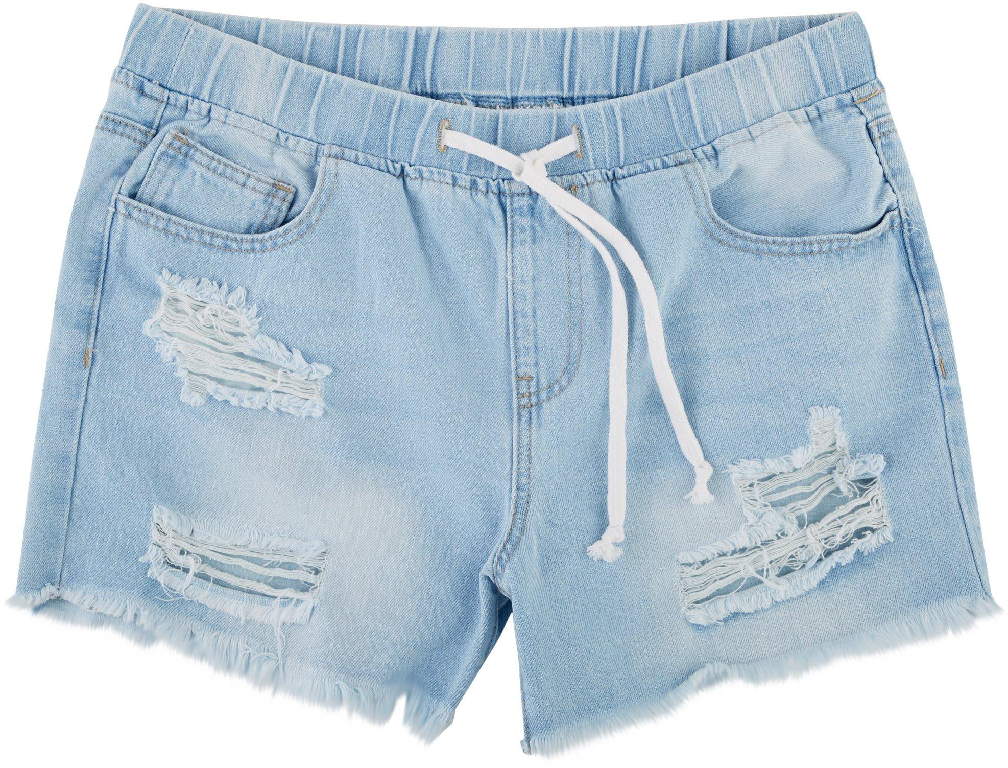 YYear Mens Summer Vogue Washed Mid Waist Ripped Destroyed Hip Hop Denim Shorts Jeans
