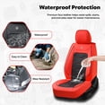thumbnail image 4 of Wartlyen Custom Seat Covers 2007-2017 for JEEP PATRIOT Soft Leather Upholstery Protection Model Specific Premium Comfort Full Seat Access, 4 of 9