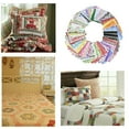 thumbnail image 4 of 100 Piezas de Tela Multicolor Patchwork de Cuadrados Paquete Acolchado Artesanía Paquete de Tela Patchwork DIY Scrapbooking, 4 of 9