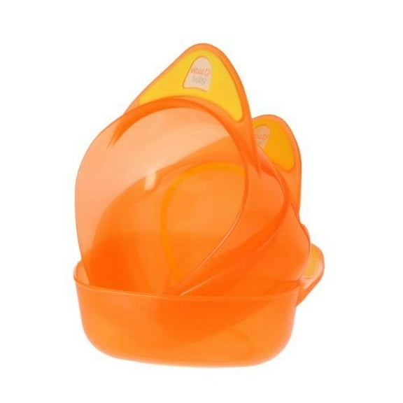 Vital Baby Baby's 1st Feeding Bowls, Orange, 3 Pack