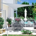 thumbnail image 4 of Shade Sail, UV Protection and Waterproof Fabric, Shade Sail for Outdoor/Terrace/Garden (WHITE, 3X3X3M), 4 of 5