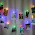 thumbnail image 2 of Cadena de luz LED con Clip de 3M, iluminación de hadas para dormitorio, foto de pared, decoración de Navidad, lámparas de cadena de foto romántica, declaración de cumpleaños, 2 of 5