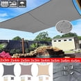 thumbnail image 2 of Vela de sombra para exteriores, toldo impermeable de poliéster 300D a prueba de rayos UV, dosel de Sol para terraza, cochera, patio trasero, jardín, etc., 2 of 4