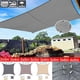 thumbnail image 2 of Vela de sombra para exteriores, toldo impermeable de poliéster 300D a prueba de rayos UV, dosel de Sol para terraza, cochera, patio trasero, jardín, etc., 2 of 4