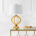 thumbnail image 6 of JONATHAN Y Sebastian 28.5" Metal Trellis LED Table Lamp, Gold Leaf, JYL3025A, 6 of 8